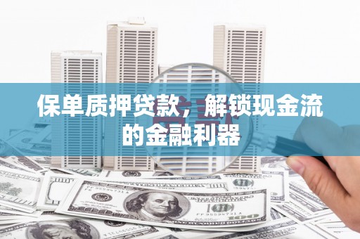 柳河保单质押贷款，解锁现金流的金融利器