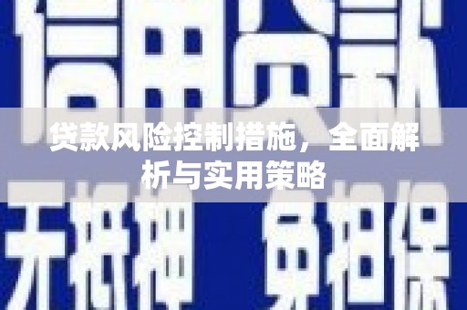 柳河贷款风险控制措施，全面解析与实用策略
