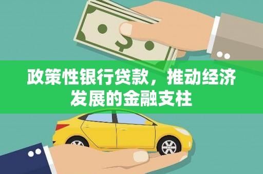 柳河政策性银行贷款，推动经济发展的金融支柱