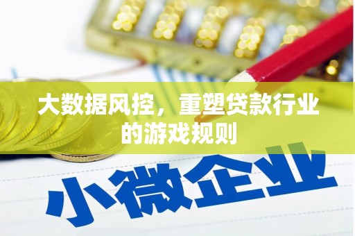 柳河大数据风控，重塑贷款行业的游戏规则