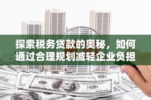 柳河探索税务贷款的奥秘，如何通过合理规划减轻企业负担