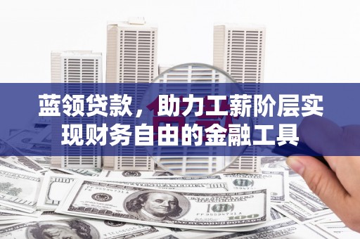 柳河蓝领贷款，助力工薪阶层实现财务自由的金融工具