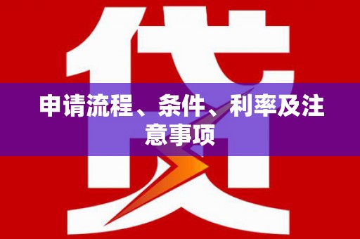 柳河申请流程、条件、利率及注意事项
