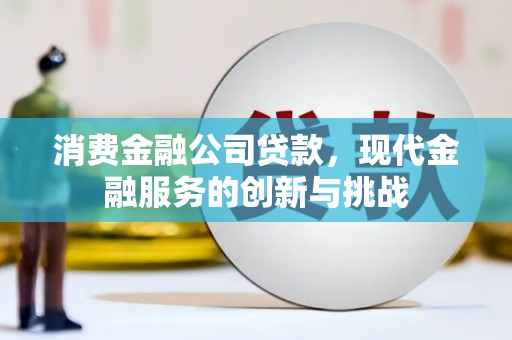 柳河消费金融公司贷款，现代金融服务的创新与挑战