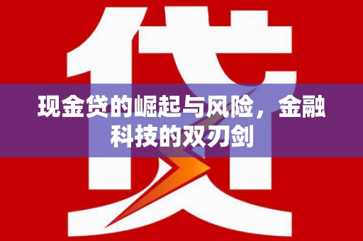 柳河现金贷的崛起与风险，金融科技的双刃剑