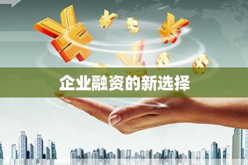 柳河企业融资的新选择