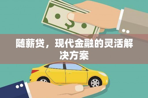 柳河随薪贷，现代金融的灵活解决方案