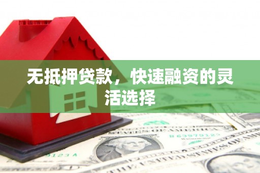 柳河无抵押贷款，快速融资的灵活选择