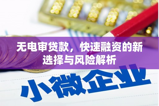 柳河无电审贷款，快速融资的新选择与风险解析