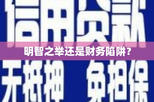 柳河明智之举还是财务陷阱？