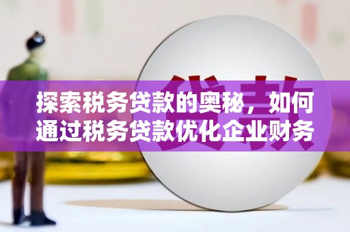 柳河探索税务贷款的奥秘，如何通过税务贷款优化企业财务