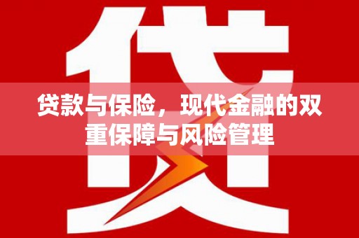 柳河贷款与保险，现代金融的双重保障与风险管理