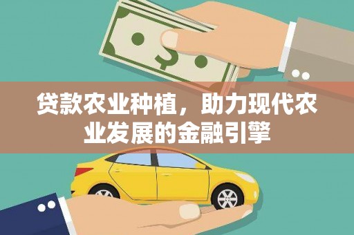 柳河贷款农业种植，助力现代农业发展的金融引擎