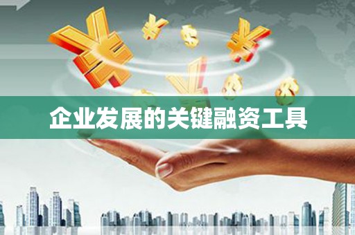 柳河企业发展的关键融资工具
