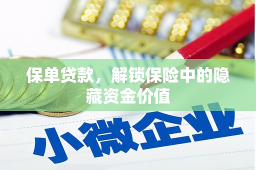 柳河保单贷款，解锁保险中的隐藏资金价值