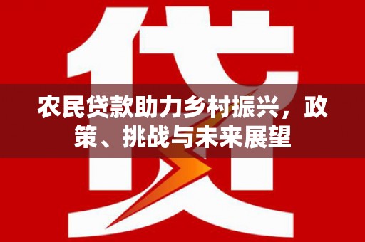 柳河农民贷款助力乡村振兴，政策、挑战与未来展望
