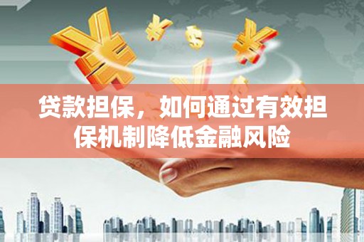 柳河贷款担保，如何通过有效担保机制降低金融风险