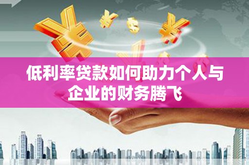 柳河低利率贷款如何助力个人与企业的财务腾飞
