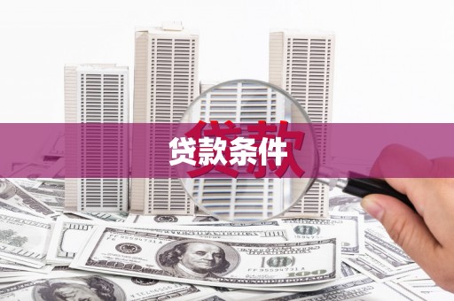 柳河贷款条件