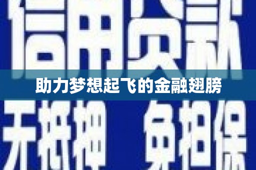 柳河助力梦想起飞的金融翅膀