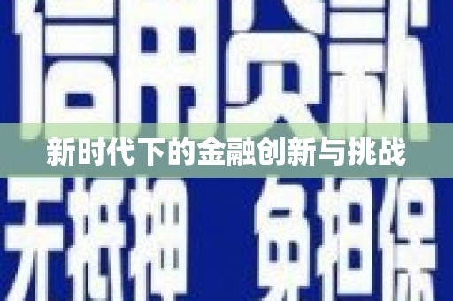 柳河新时代下的金融创新与挑战