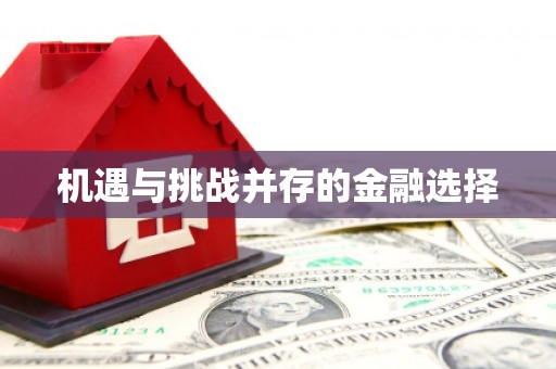 柳河机遇与挑战并存的金融选择